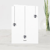 Halloween Leuke Ghost dank u baby shower Bedankkaart (Achterkant)