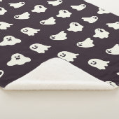Halloween Leuke Ghost Pattern Herfst Sherpa Deken (3/4)