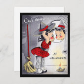  Halloween Leuke Heks Feestdagenkaart (Voorkant / Achterkant)