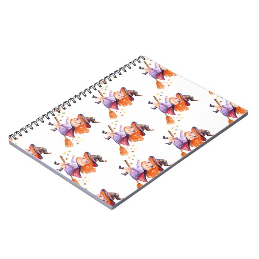 Halloween leuke heks notitieboek (Linkerzijde)