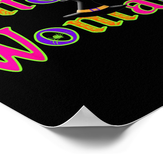 Halloween Leuke Heks Witchy Vrouw Trick Treat Poster (Hoek)