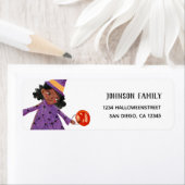 Halloween leuke illustratie etiket (Insitu)