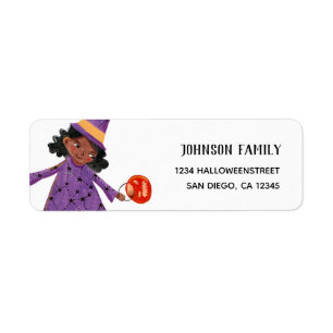 Halloween leuke illustratie etiket