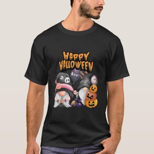 Halloween leuke kabouters. t-shirt (Voorkant)