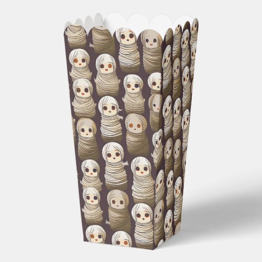 Halloween leuke mummies bedankdoosjes (Voorkant)