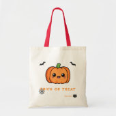Halloween Leuke Pompoen Canvas tas (Voorkant)