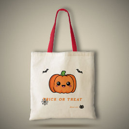 Halloween Leuke Pompoen Canvas tas