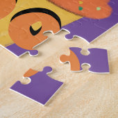 Halloween leuke spook cupcake  legpuzzel (Zijkant)