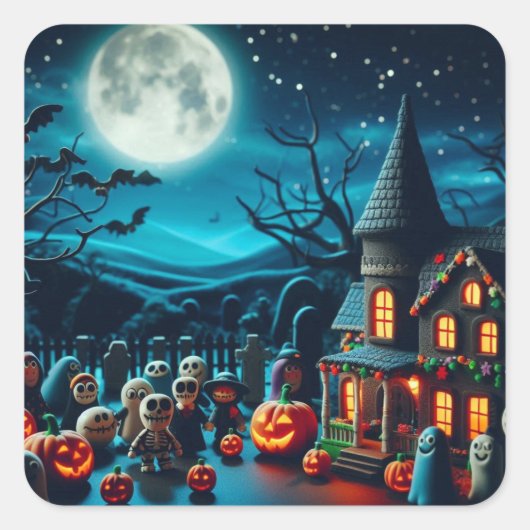 Halloween leuke Stickers (Voorkant)