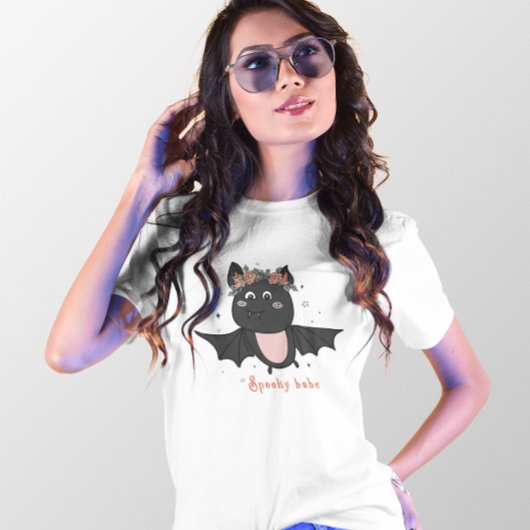 HALLOWEEN LEUKE VAMPIER BAT SPOOKY BABE T-SHIRT