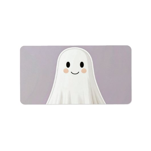 Halloween Leuke Vriendelijke Adreslabel Etiket (Voorkant)