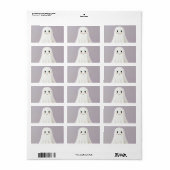 Halloween Leuke Vriendelijke Adreslabel Etiket (Full Sheet)