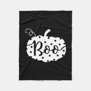 Halloween leukste boe Pompoen Vrouwen Cadeau Fleece Deken