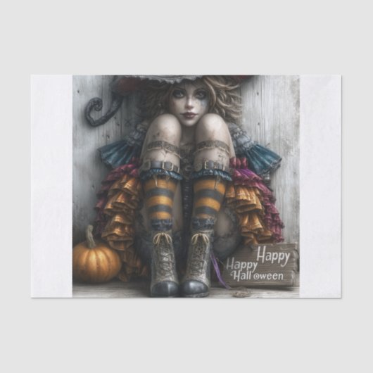 Halloween Leven1 Tissuepapier (Voorkant)
