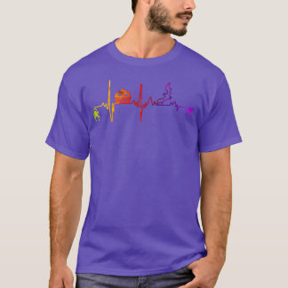 Halloween levenslijn meisje t-shirt