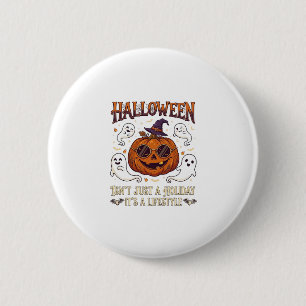 Halloween Levensstijl Pompoen Zonnebril Heksenhoed Ronde Button 5,7 Cm