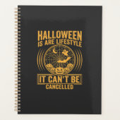 Halloween Levensstijl Vleermuis Spinneweb Ontwerp_ Planner (Voorkant)