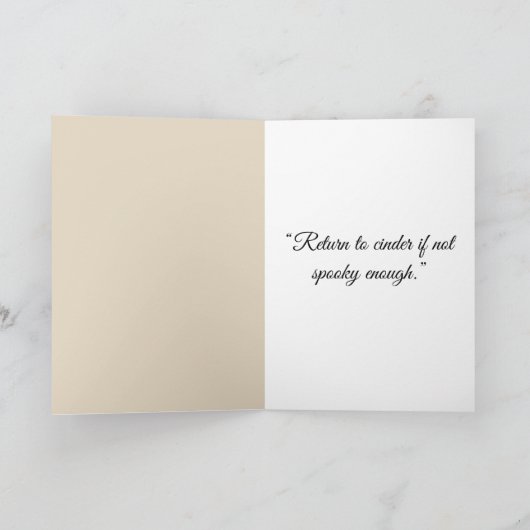 Halloween Levering Stamp Kaart Spooky fun (Binnen)