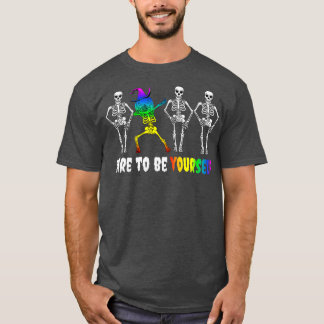 Halloween LGBT Pride Costume Dare To Be Gay T-shirt