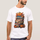 Halloween Librarian Book Lover T-shirt (Voorkant)