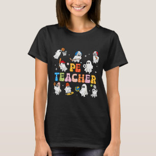 Halloween Lichamelijke Opvoeding Leraar Geest Spor T-shirt