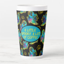 Halloween Lief Geest Nep Glitters Latte Mok