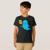Halloween Lief Geestje Boe T-shirt (Voorkant volledig)