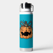 Halloween,Lief Gezicht Pompoen,Funny , Jack O' Lan Waterfles (Achterkant)
