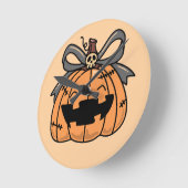 Halloween, Lief Mopshoofdpompoen Ronde Klok (Hoek)