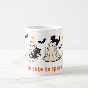 Halloween Lief spookachtig Geest Kat - Herfst Cade Koffiemok