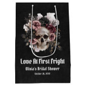 Halloween liefde bij het eerste schrik Vrijgezelle Medium Cadeauzakje (Achterkant)