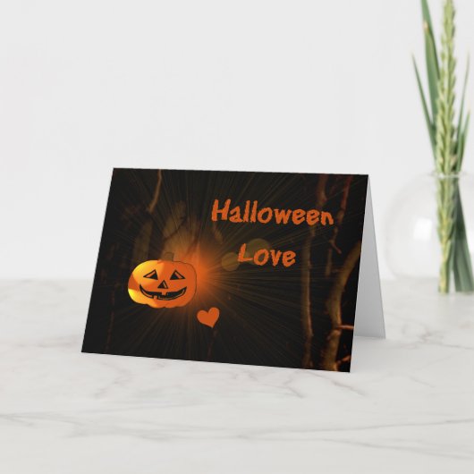 Halloween Liefde Kaart (Voorkant)