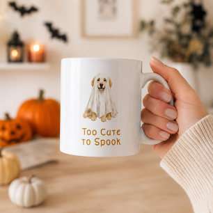 Halloween Lieve Geest Golden Retriever Koffiemok