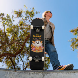 Halloween: Lieve Geesten en Pompoenen Familie Persoonlijk Skateboard