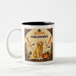 Halloween Lieve Hond, Tweetonige Koffiemok Tweekleurige Koffiemok