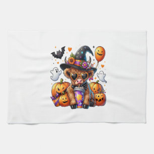 Halloween Lieve Hoogland Koe Theedoek