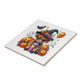 Halloween Lieve Hoogland Rund Tegeltje (Zijkant)