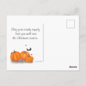 Halloween Lieve Kleine Heks  Ansichtkaart Briefkaart (Achterkant)