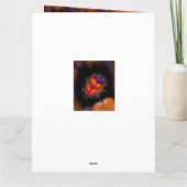 Halloween lieveheersbeestje kaart (Achterkant)