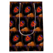 Halloween lieveheersbeestje medium cadeauzakje (Achterkant)