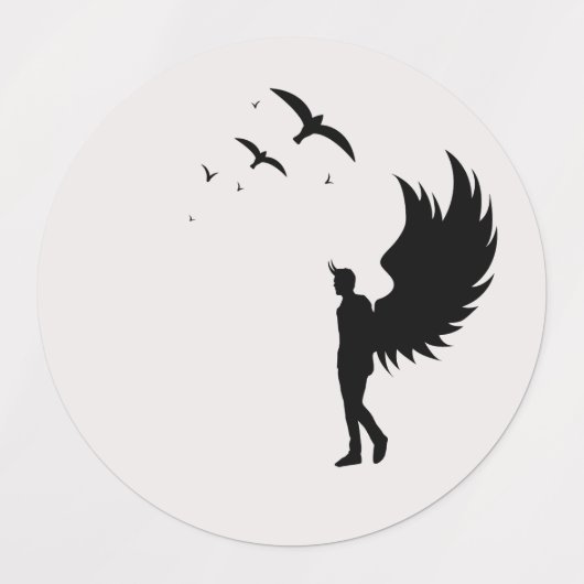 Halloween lijmen labels (Design 1)