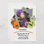 Halloween Lijst Uitnodiging (Voorkant / Achterkant)