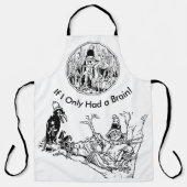 Halloween Line Art Scarecrow No Brain Full Print Schort (Voorkant)