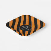 Halloween Lines Papieren Borden Bordje (Gebogen)