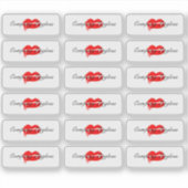 Halloween Lip Gloss Packaging Logo branding Sticker (Voorkant)