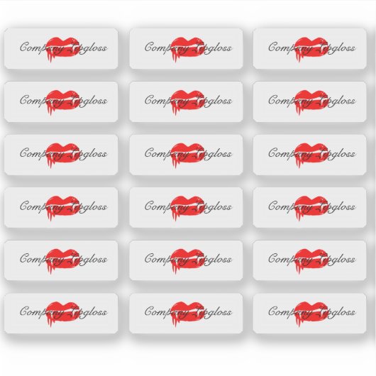 Halloween Lip Gloss Packaging Logo branding Sticker (Voorkant)