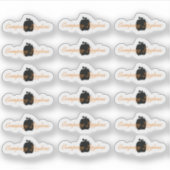 Halloween Lip Gloss Packaging Logo Lip Branding Sticker (Voorkant)