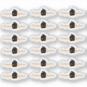 Halloween Lipgloss Verpakkingslogo Lip Branding  Sticker