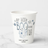 Halloween Little Boo 2e Verjaardagsfeestje Papier  Papieren Bekers (Voorkant)