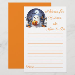 Halloween Little Boo Baby shower Advies voor mama